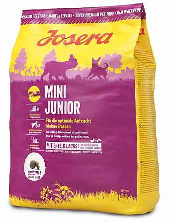 Сухий корм Josera MiniJunior (МініЮніор) для цуценят і дорослих собак дрібних порід, 3 кг Вінниця