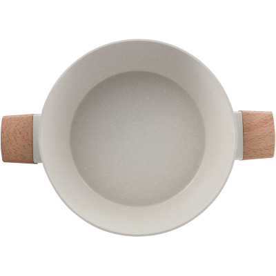 Сотейник Bergner Naturally з кришкою 28 см (BG-34747-CR) Вінниця - фото 2