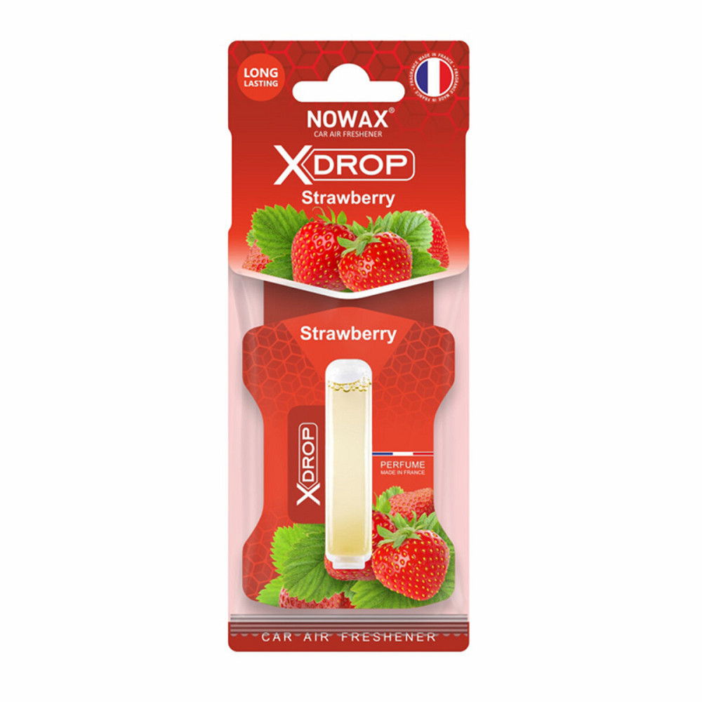 Ароматизатор целюлозний з капсулою Nowax серія X Drop - Strawberry Київ - фото 1