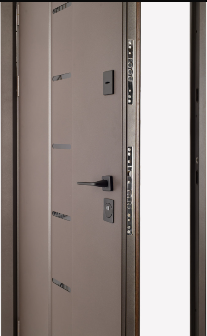 Двері вхідні Гермес Х'юстон 028 RAL 156/ПВХ Дуб темний 960х2050 мм Київ - фото 3