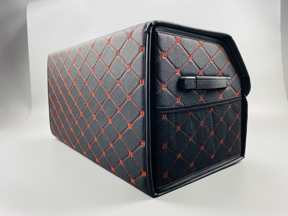 Автомобільний органайзер для зберігання сумка багажник, Органайзер для авто екошкіра преміум складаний Мукачево - фото 10