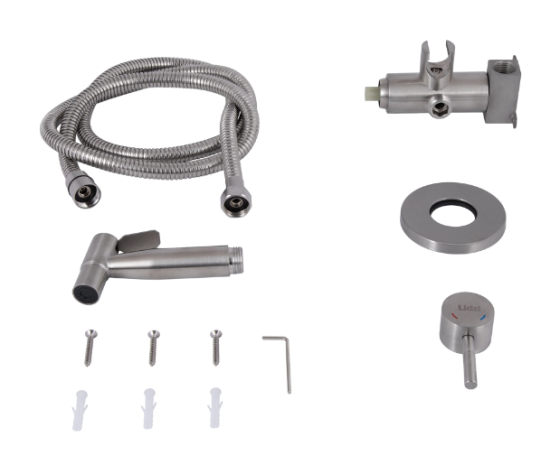 Набір для гігієнічного душу Lidz Aria 111 Nickel LDARI111NKS46105 сатин Київ