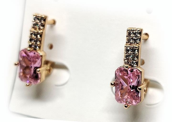 Сережки для дівчини стрази Київ - фото 1