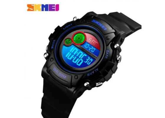 Дитячий спортивний наручний годинник Skmei 1477 (Чорний) Вінниця