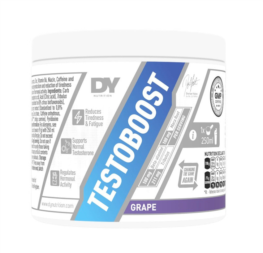 Бустер тестостерона DORIAN YATES NUTRITION TESTOBOOST 270G (GRAPE) Луцк - изображение 1