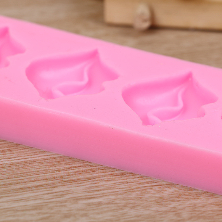 Молд силиконовый Губы 125 на 50 мм розовый Киев - изображение 4