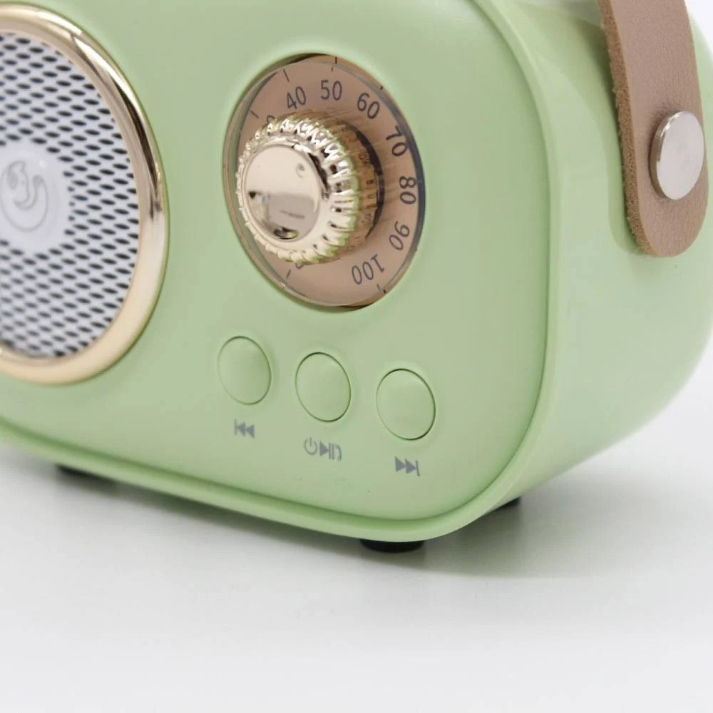 Колонка для караоке з мікрофоном на акумуляторі, Зелений / Блютуз колонка з мікрофоном / Караоке колонка Київ - фото 6