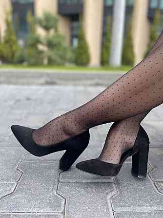 Туфлі жіночі SEE SEVEN 65/9534 чорні (весна-осінь, замша натуральна) (3537) лише 36р. 36 Коломия