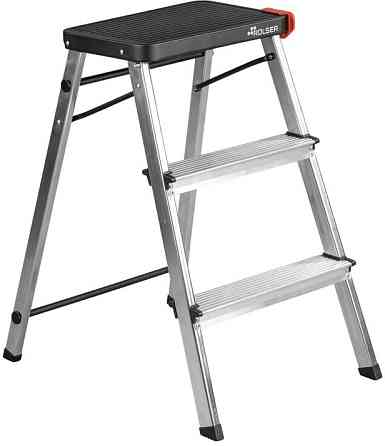 Лестница Rolser Taburete M/3 3 ступени Черный (MET3001-1023) Киев