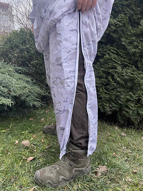 Тактический маскировочный костюм (плащевка 100% полиэстер) Белый мультикам Киев - изображение 7