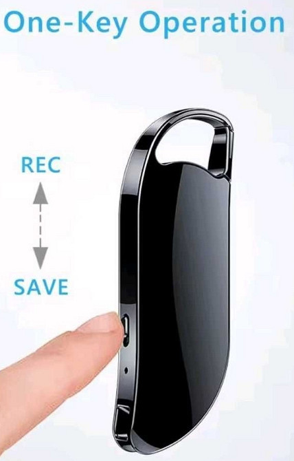 Брелок Диктофон мини цифровой V11 32Гб С голосовой активацией VOR. Харьков - изображение 7