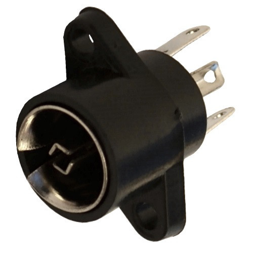 Гніздо антенне TV, монтажне, з вухами, корпус пластик Полтава - фото 1