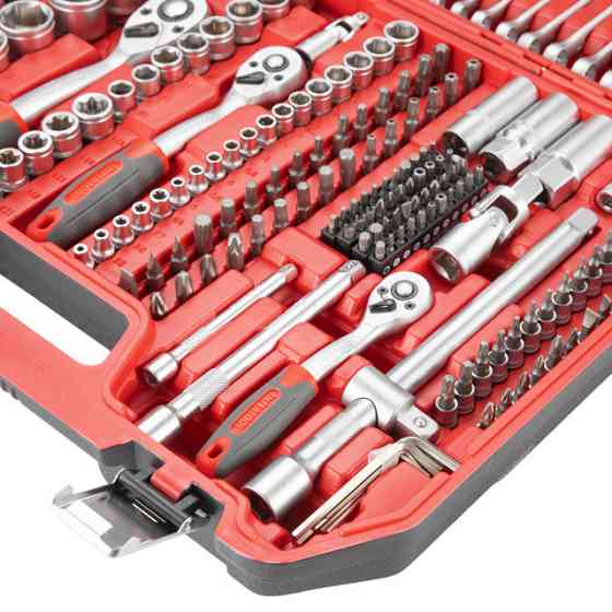 Набір інструментів 1/2" & 3/8" & 1/4" 222од INTERTOOL ET-9222 Київ