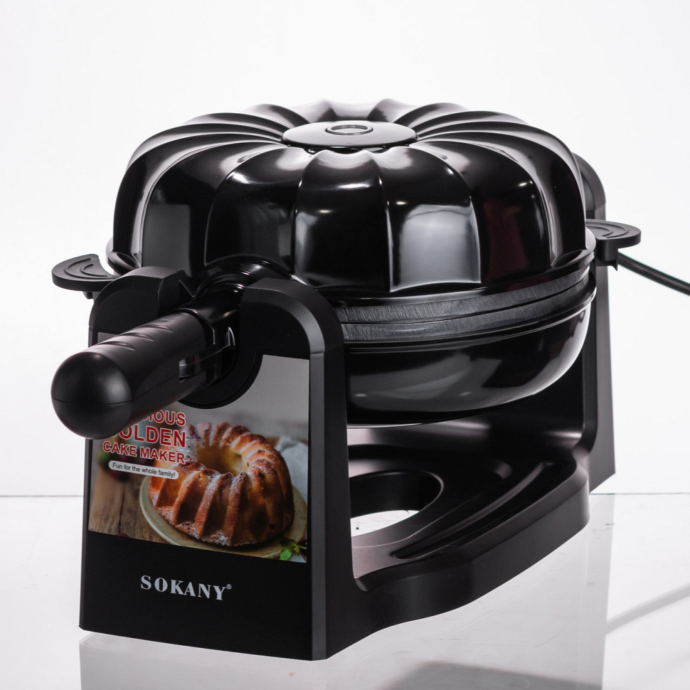 Кексниця електрична 1800 Вт з антипригарним покриттям 37×17×18 (см) Чорна SK-BBQ-837 Коломыя - изображение 4