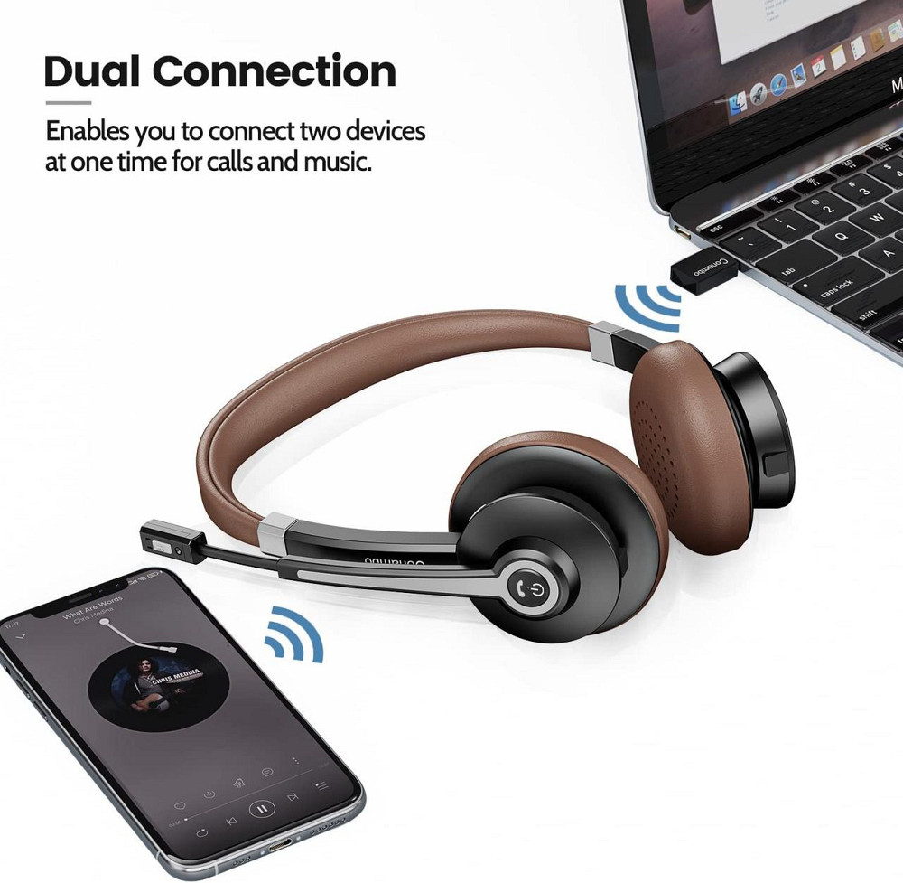 Bluetooth-гарнитура Conambo JBT700 с USB-адаптером: профессиональный стереозвук и полная свобода Киев - изображение 4