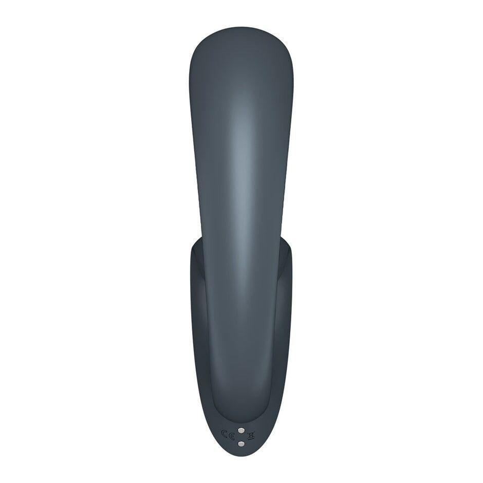 Вагінально-кліторальний вібратор Satisfyer G for Goddess 1 Dark Grey, 2 мотори Sex Aura Київ - фото 5