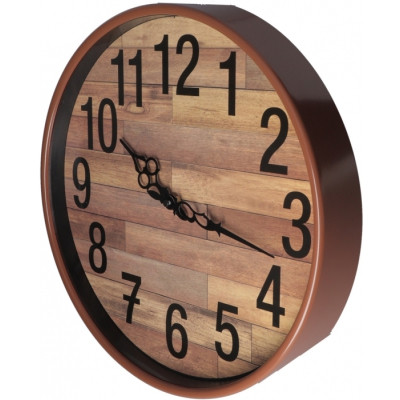 Настінний годинник Optima Antique пластиковий, колір дерева (O52108) Вінниця - фото 2