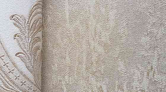 Шпалери вінілові на флізеліні AdaWall Signature1.06х10 під штукатурку структурні золотисті пісочні Київ