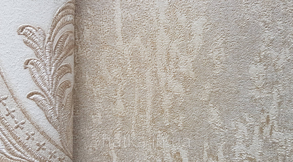 Шпалери вінілові на флізеліні AdaWall Signature1.06х10 під штукатурку структурні золотисті пісочні Київ - фото 2