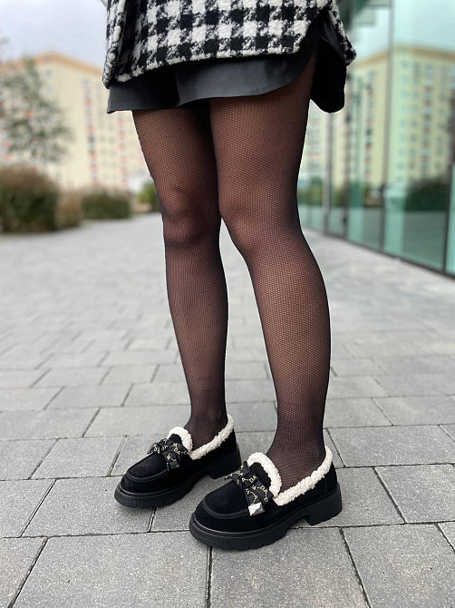 PLPS Лофери жіночі PLPS чорні натуральна замша низький хід 36-41 ( -2) Коломыя - изображение 2