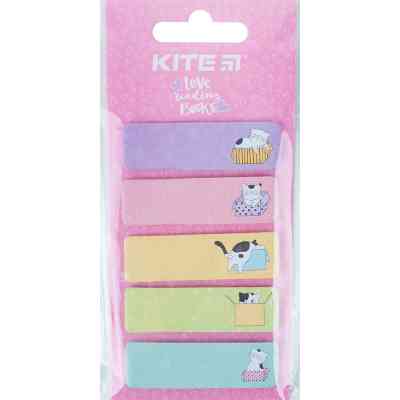 Стикер-закладка Kite бумажная с рисунком Cats 100шт, 5х20 шт (K23-480-1) Винница