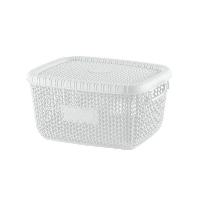 Корзина для хранения Violet House 1009 Виолетта White 5 л (1009 Виолетта WHITE с/кр. 5 л) Винница - изображение 1