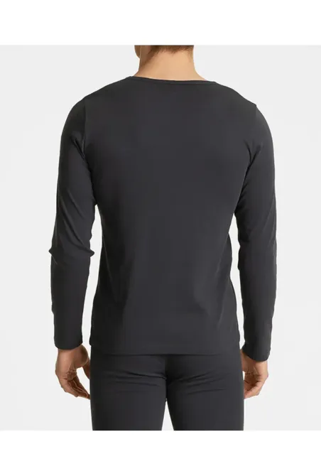 Футболка чоловіча довгий рукав Atlantic BMV-049 M, Серый Київ - фото 2