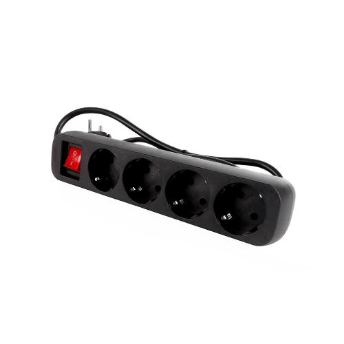 Фільтр мережевий 4 розетки 2м чорний CW-PSEA42BK ColorWay Житомир - изображение 5