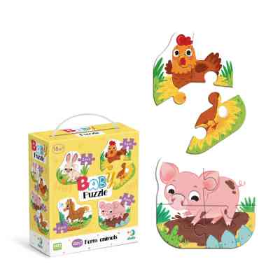 Пазл DoDo 4 в 1 Baby puzzle. Сельские животные (300686) Винница