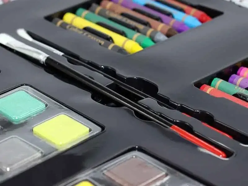 Набір художника. Дитячий набір для малювання в кейсі Єдиноріг 64подмети Одеса - фото 5