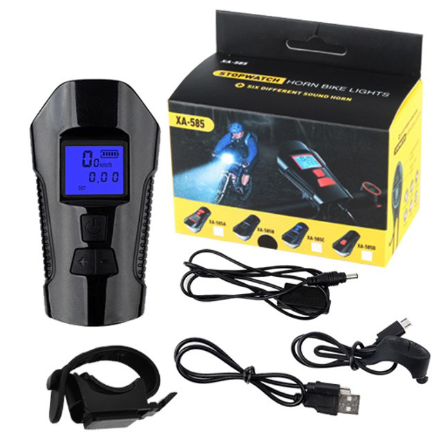 Велосипедний ліхтар waterproof XA-585-T6+2LED, Велофара із зарядкою від usb, Фара led для велосипеда MF-26 Львів - фото 4