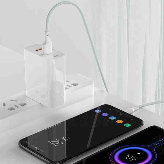 Кабель Baseus Tungsten Gold Type-C to Lightning PD 20W 2м чорний Львів