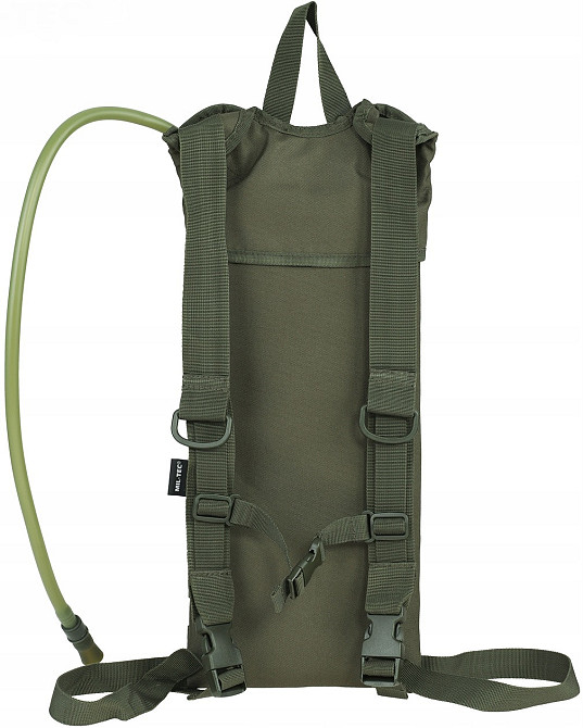Гідратор для води 3 літри з трубкою 115 см та системою Molle + чохол Mil-Tec "Water Pack" (14537101) Olive Нововолинськ - фото 3