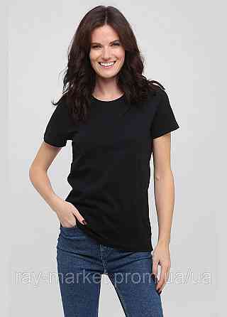 Футболка женская базовая STEDMАN COMFORT-T 185 Черный Київ