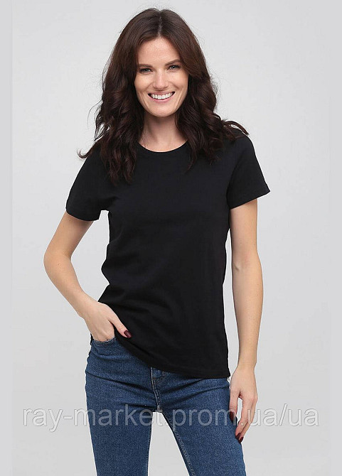 Футболка женская базовая STEDMАN COMFORT-T 185 Черный Киев - изображение 1