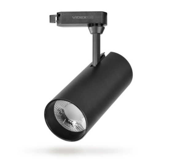 LED Світильник трековий 20W 4100К чорний VL-TR04-204B Videx Житомир
