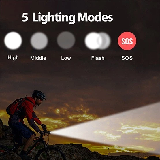 Уцінка: Надпотужний LED ліхтар Mediashop Tac Light — 5 режимів, Zoom, авіаційний алюміній (Чорний) Київ - фото 10