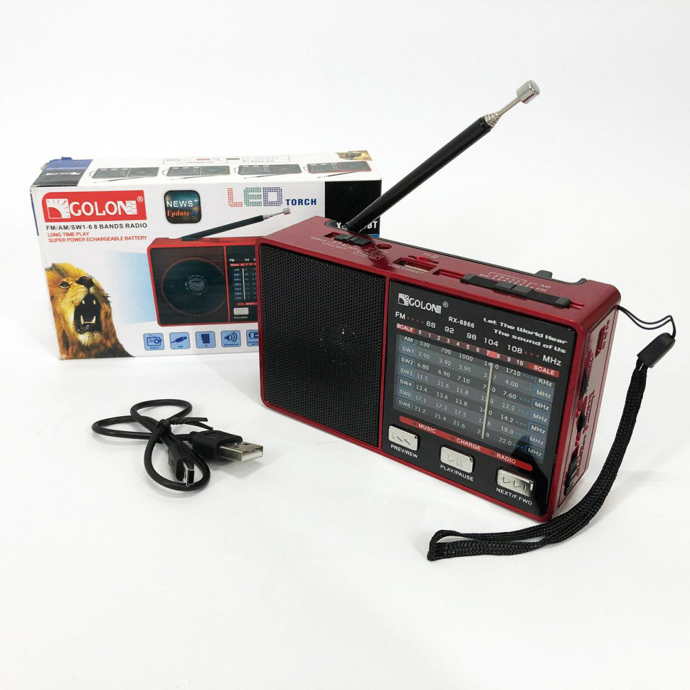 Аналоговий радіоприймач з хорошим звуком, Радіоприймач 220v, Радіо з підтримкою флеш-карт DW-84 Львів - фото 12