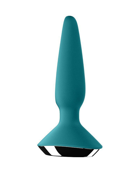Анальна смарт-вібропробка Satisfyer Plug-ilicious 1 Petrol Sex Aura Київ - фото 3