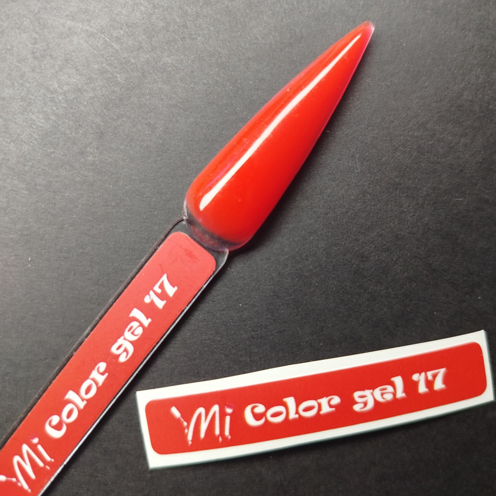 Наліпка на тіпсу (палітру) для гелю Mi Color №17 (9 x 55 мм) Херсон - фото 1