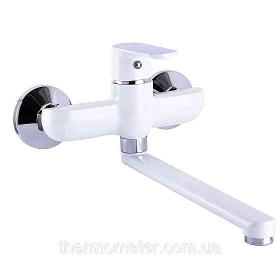 Смеситель для кухни со стены Globus Lux Laguna GLA-0104-7-WHITE Киев