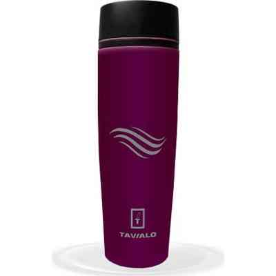 Термокружка Tavialo матовий бордовий колір + 2 ущільнювальних кільця 460 мл (190460103) Винница