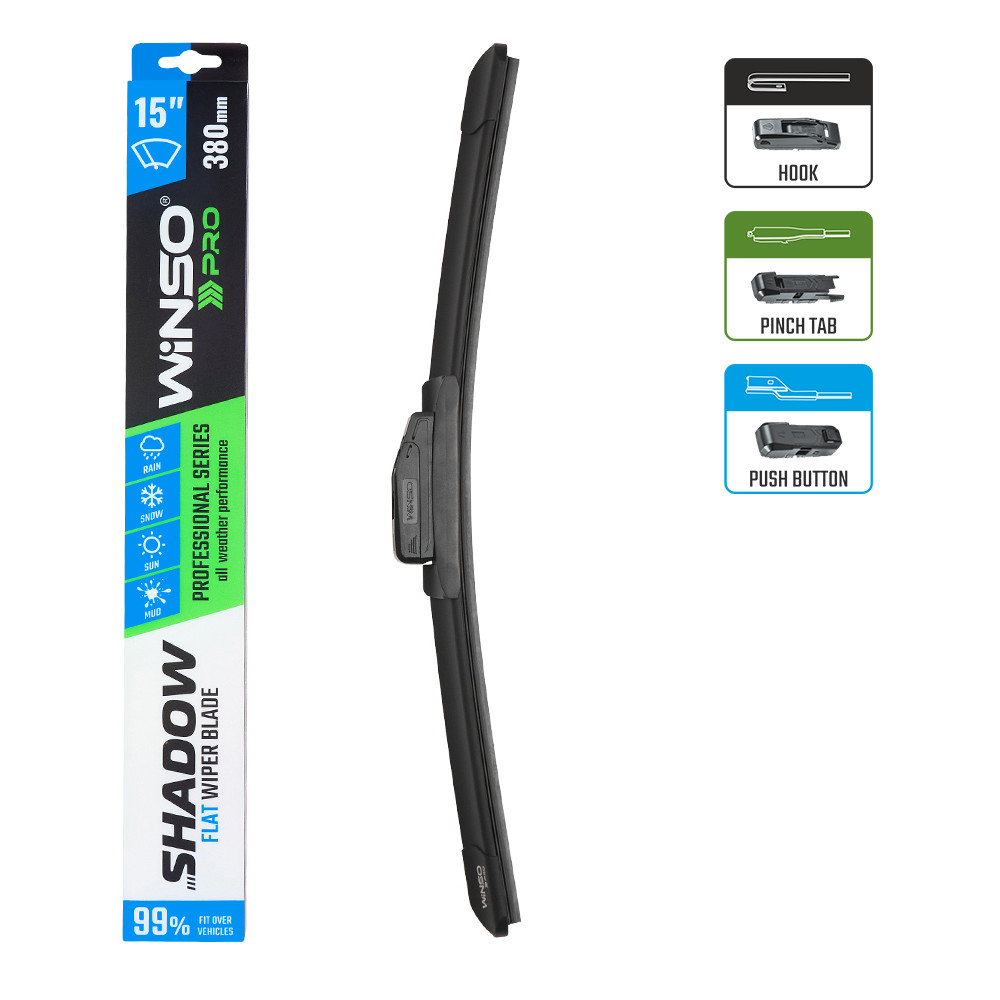 Безкаркасна щітка Winso Pro Shadow 15/380мм Львів - фото 3