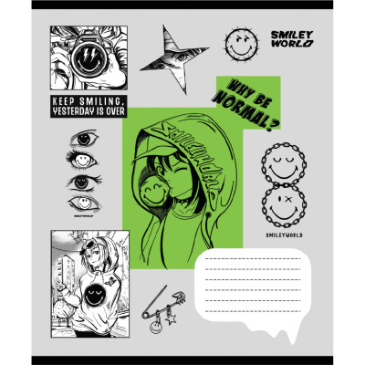 Тетрадь Yes Smiley World Anime А5 60 листов клетка (767656) Винница - изображение 3