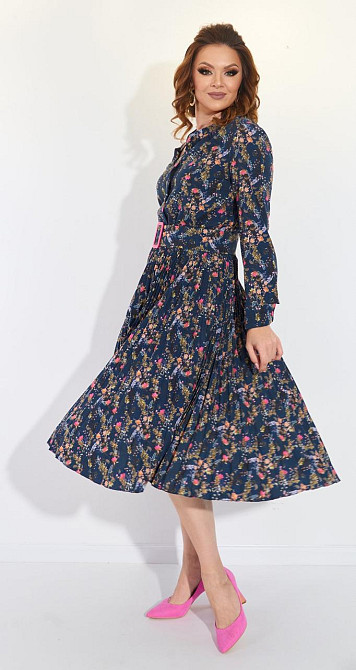 Плаття зі спідницею в складку гофре (46) Київ - фото 2