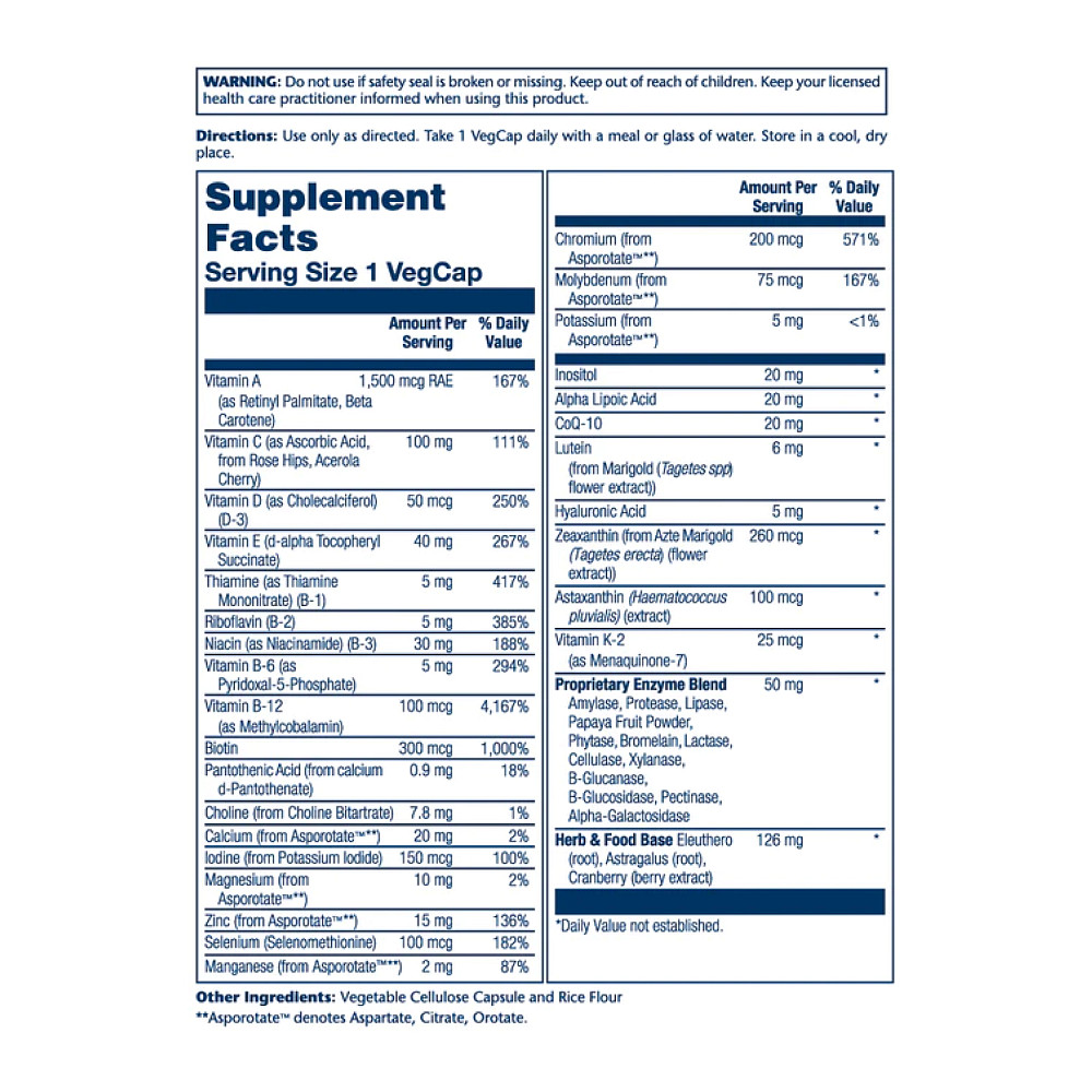 Once Daily Adult 50+ Multi - 90 vcaps Луцк - изображение 2