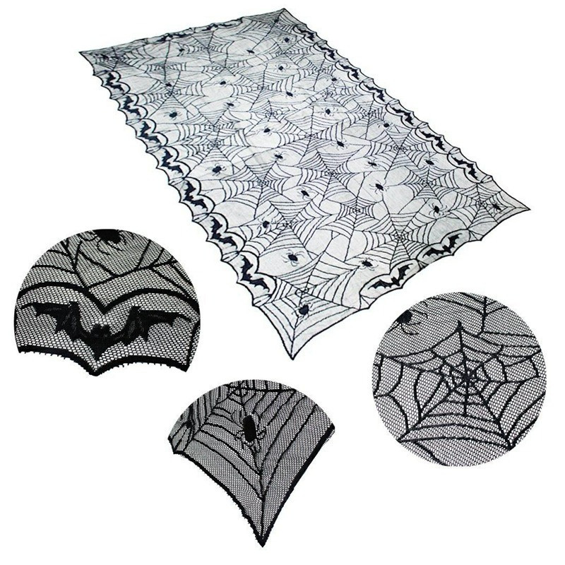 Скатертина на Хелловін 244 на 122 см чорний Київ - фото 3