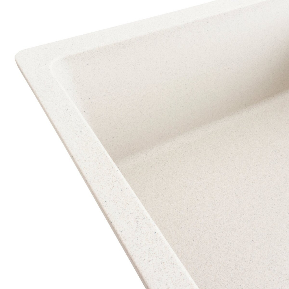 VALESO Гранітна мийка для кухні VALESO 7850 ROMA матова (білий в крапку) Коломыя - изображение 7