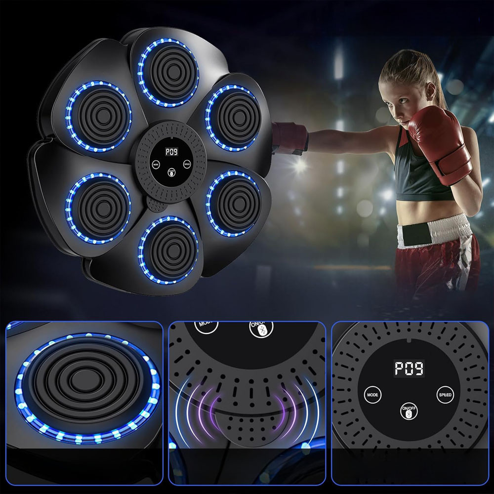 Настенная мишень для бокса с Bluetooth / Тренажер для бокса с музыкой / Музыкальний боксерский тренажер Киев - изображение 7