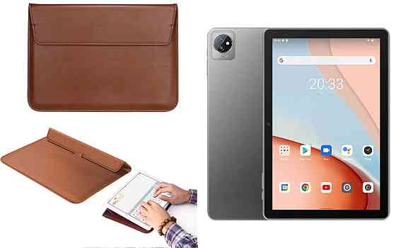 Чохол-конверт VitoCase для Blackview Tab 7, Tab 7 Pro, з функцією підставки для планшета Коричневий Київ